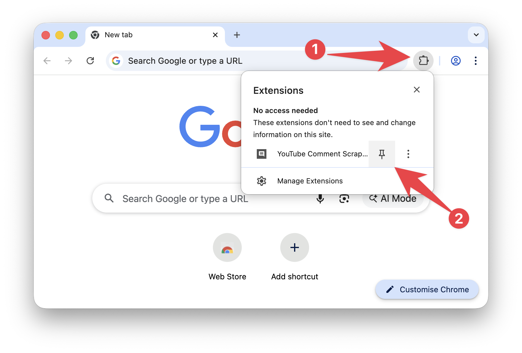 YouTube Comment Scraper side panel showing comment list with export to XLSX button